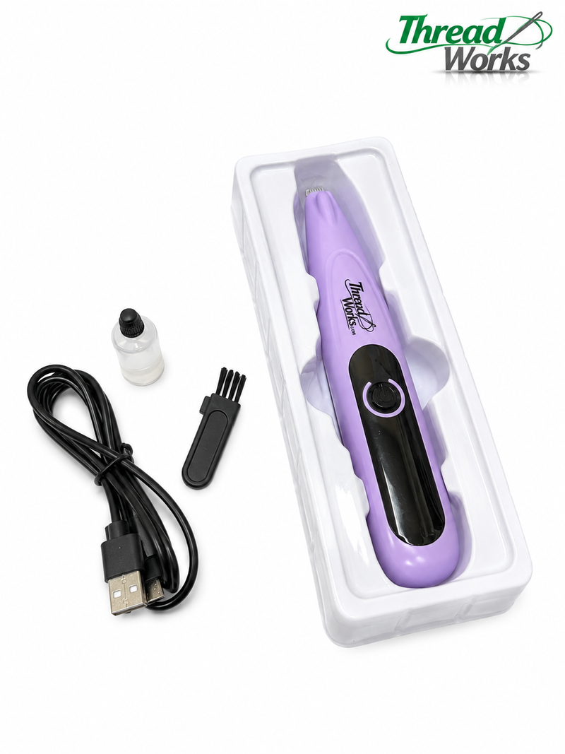 ThreadWorks Rip-A-Stitch™ Electric Seam Ripper & Stitch Remover – USB-C Rechargeable Thread Removal Tool