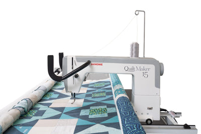 Janome Quilt Maker 15 Compact Longarm Quilting Machine for Small Studios