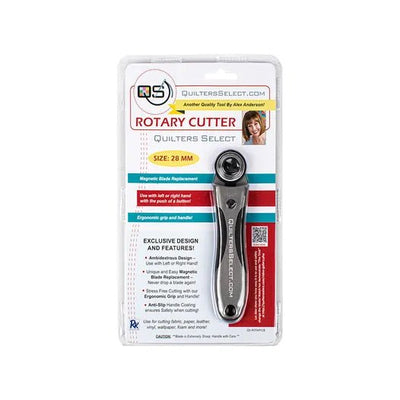 Quilters Select 28mm Rotary Cutter – Precision Fabric Cutting Tool