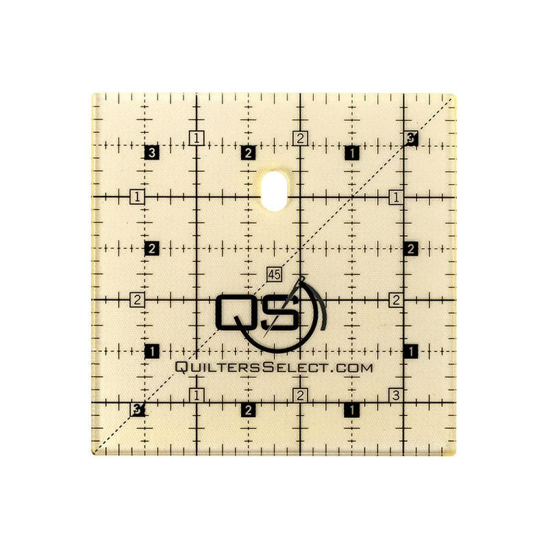 Quilters Select 3.5" x 3.5" Quilting Ruler – QS - RUL3.5 Precision Square Ruler