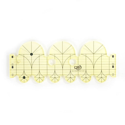 Quilters Select Machine Quilting Arc Ruler 3" & 1½" – QS - RUL3ARC