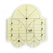 Quilters Select 5" & 2.5" Diameter Arc Ruler – Precision Machine Quilting Template (QS - RUL5CL)