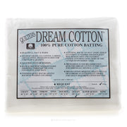 Quilters Dream Cotton Request white batting queen size package