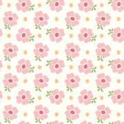 Lori Holt Bee Vintage Pink 108" Wideback Fabric – 3-Yard Pack | Riley Blake full-repeat fabric design without ruler, official Riley Blake Designs image, SKU 3YD-WB13092-PINK