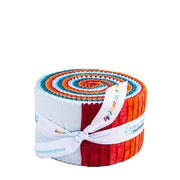 Riley Blake Expressions Batiks Hand-Dyes Citrus Splash 2.5" Rolie Polie Strip Roll – 40 Pieces official Riley Blake Designs product view, manufacturer SKU RP-21012-40