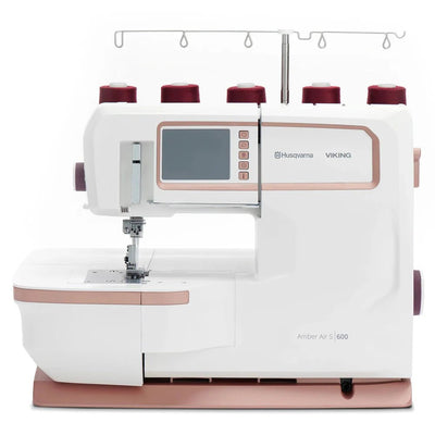 HUSQVARNA VIKING Amber Air S 600 Air-Threading Overlock Coverlock Machine