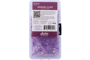 Sallie Tomato Purple Sewing Clips 50pk for Sewing, Quilting & Binding