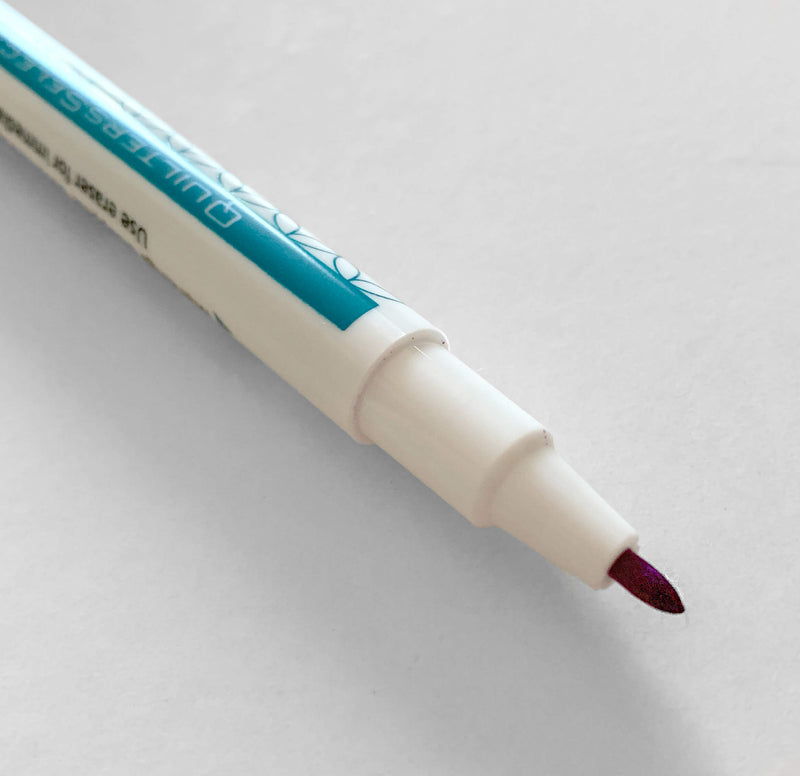 Quilters Select Self - Erase Fabric Marker – Disappearing Quilting Marking Pen (QS - ERASER)