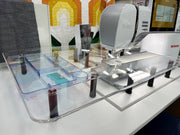 Giant Wish 2.0 table fitted to a Bernina 990, showing the larger surface and tray; machine not included