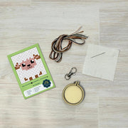 The Crafty Kit Company Love Ewe Mini Matchbox Cross Stitch Kit packaging
