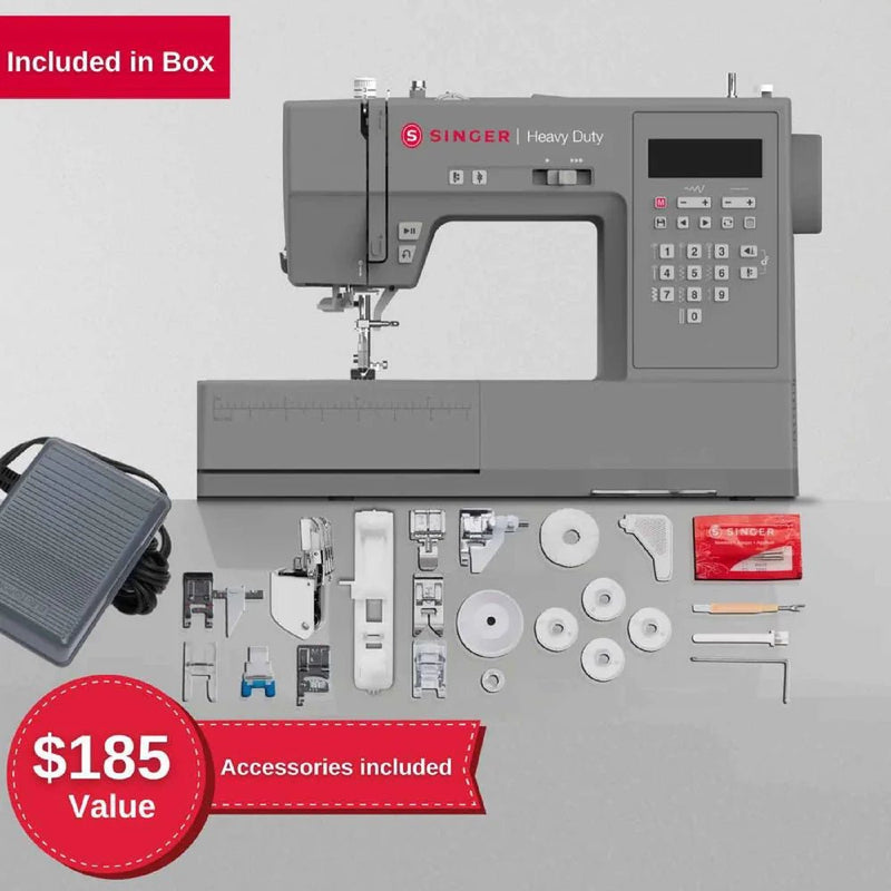 SINGER® Heavy Duty 6700C Computerized Sewing Machine – 411 Stitches, LCD Display, High - Speed