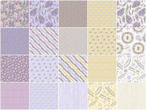 Sweet Honey Bee fabric collection design overview