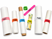 ThreadWorks Roll Snaps used to keep rolled sewing material organized