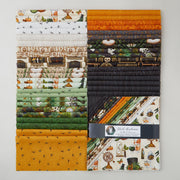 White Owl Textiles Dark Academia 10" Stack – 42 Precut Fabric Squares