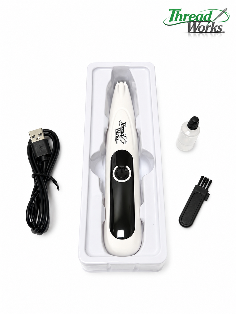 ThreadWorks Rip-A-Stitch™ Electric Seam Ripper & Stitch Remover – USB-C Rechargeable Thread Removal Tool