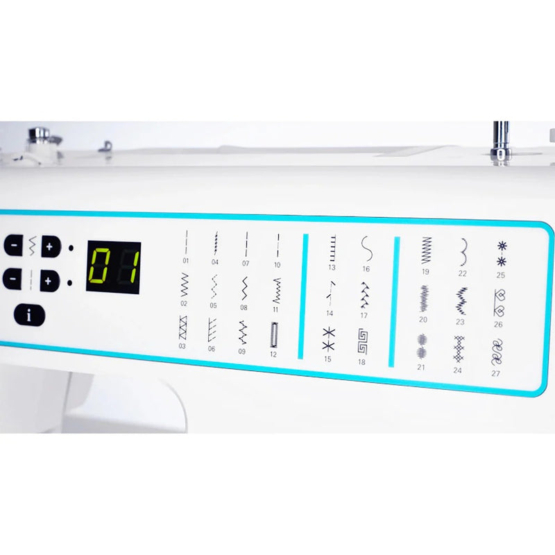 SMARTER BY PFAFF 260c Computerized Sewing Machine front profile view